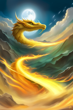 nature,feather,anime face,an extremely delicate and beautiful ,Five-clawed golden dragon,Chinese dragon,soar in the sky,slender body,roar,body in the clouds,lightning surround,super detail ccurate UHD anatomically correct --aspect 1:1,zongzi